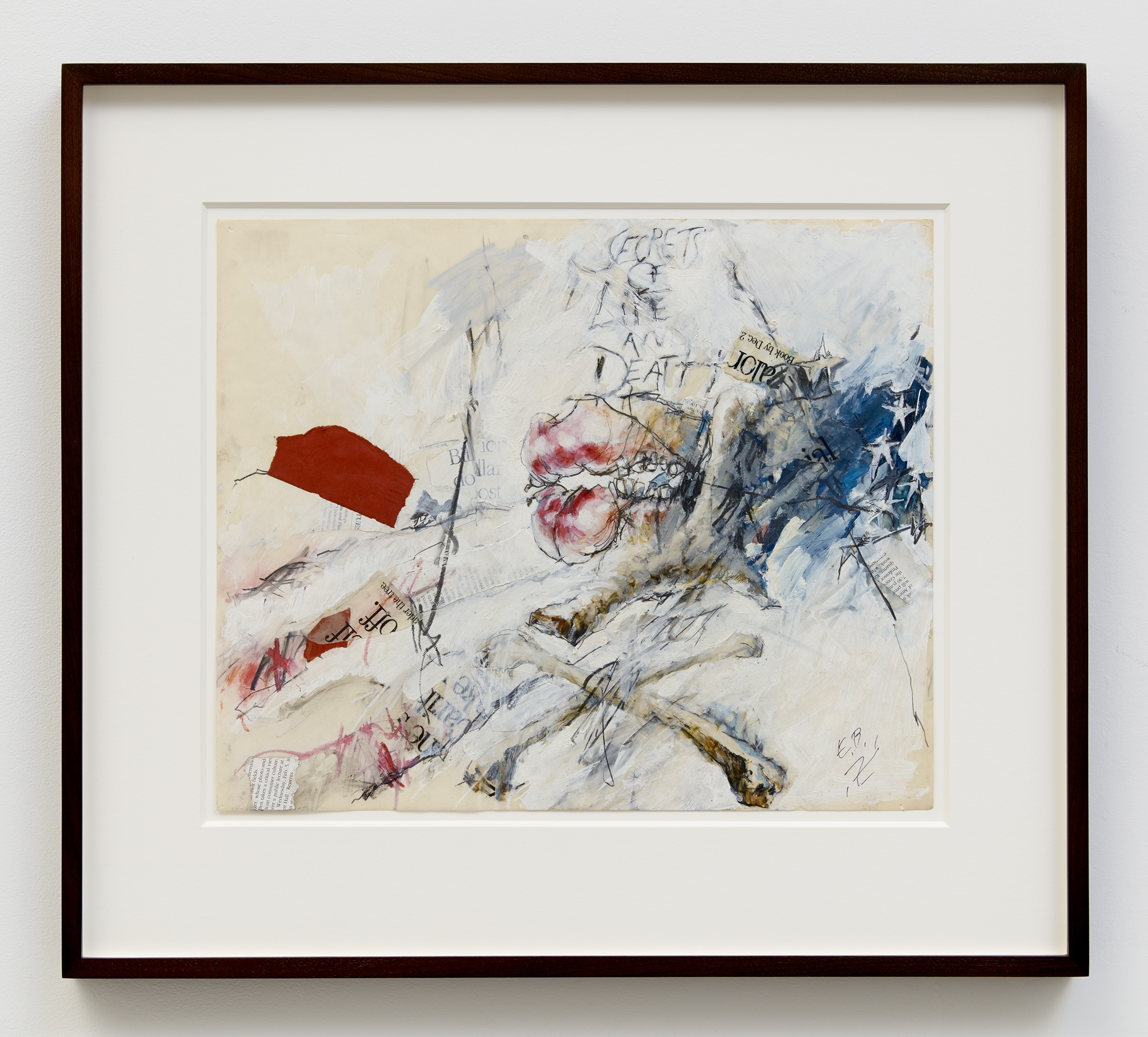 <i>Untitled (Preparatory Sketch)</i>, 1989. Oil, Graphite and mixed media on paper 20 x 24 in (50.8 x 61 cm)